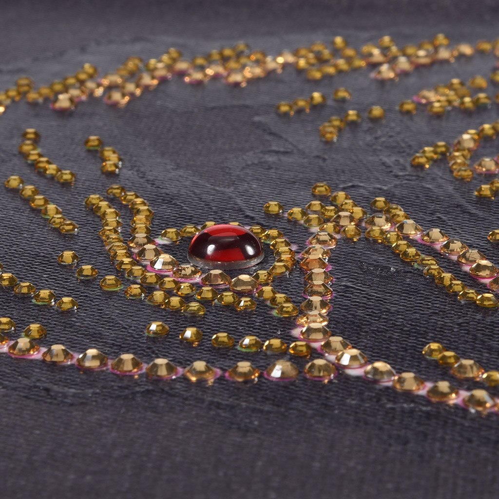 Goud adelaarskop - speciaal diamond painting