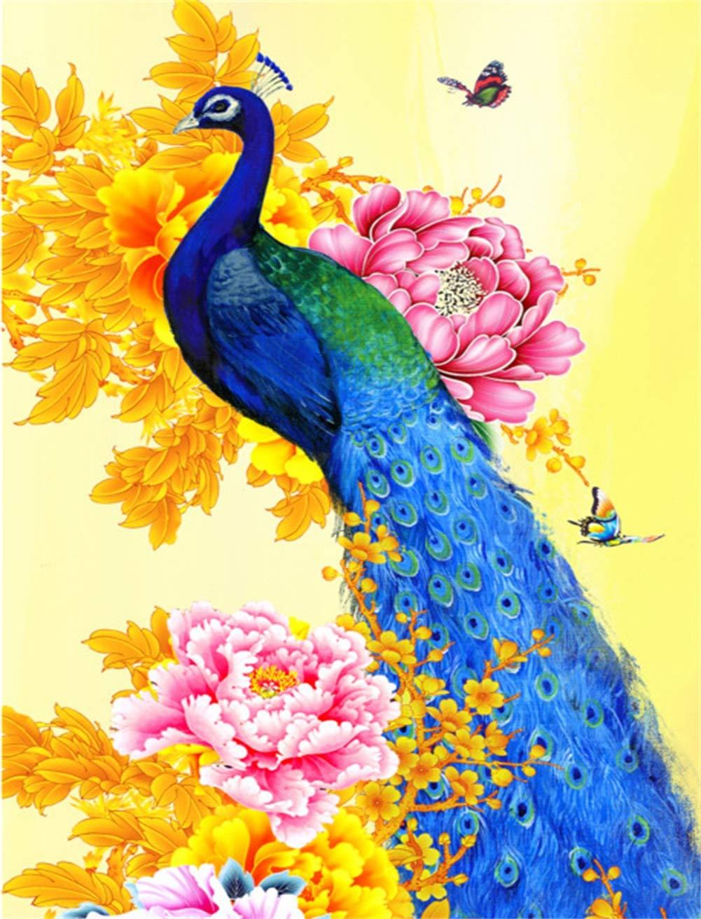 naturisten pauw - speciaal diamond painting