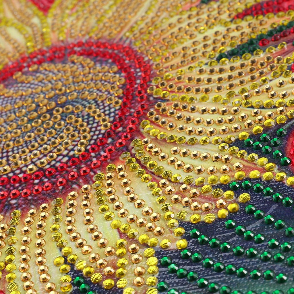 zon Bloemen - speciaal diamond painting set