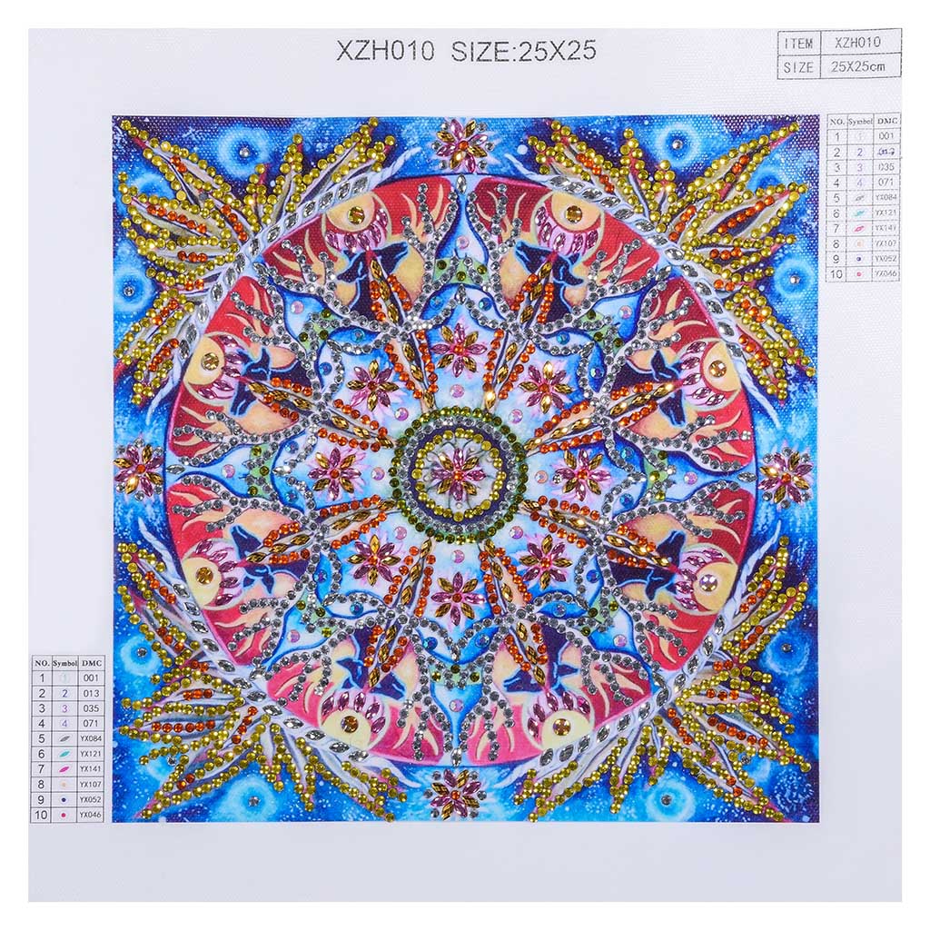 Abstracte bloemenKunst - speciaal diamond painting