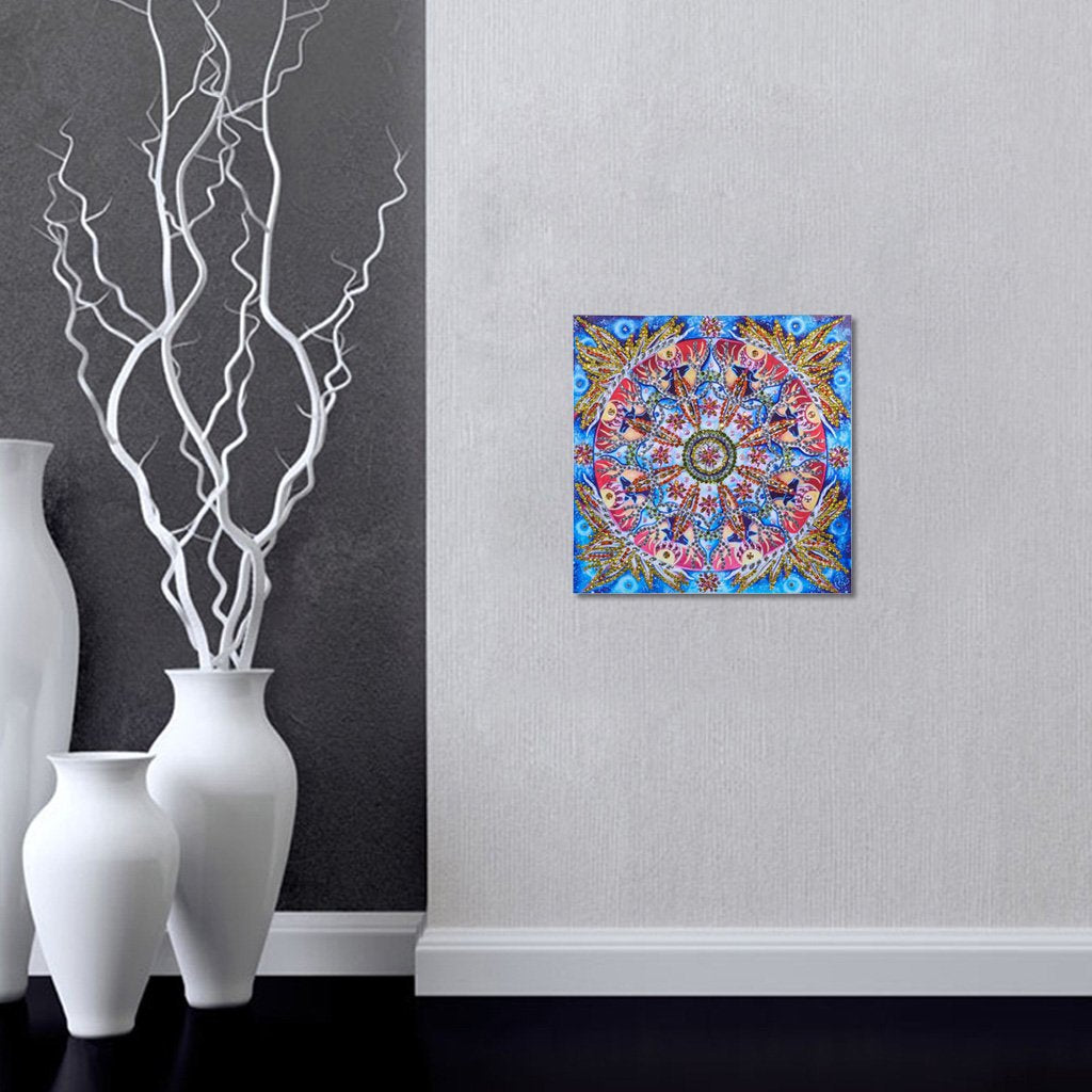 Abstracte bloemenKunst - speciaal diamond painting