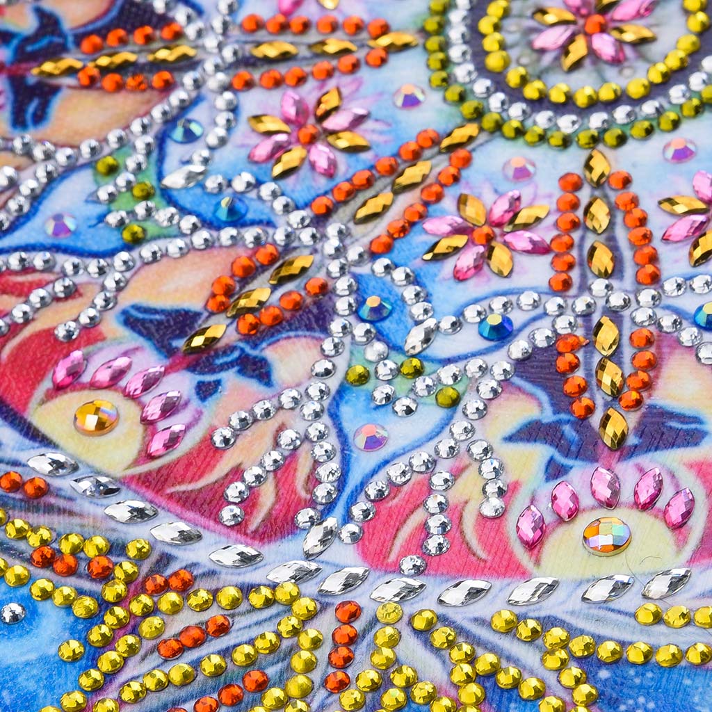 Abstracte bloemenKunst - speciaal diamond painting