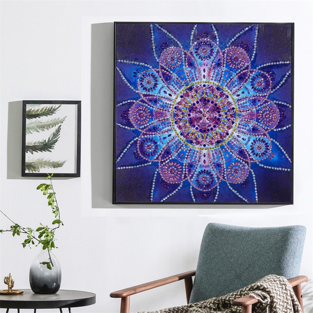 Abstract Mandala Bloem - speciaal diamond painting