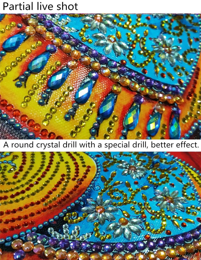 schattige Koninklijk Olifant - speciaal diamond painting