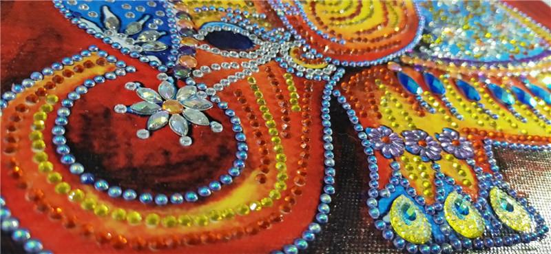 schattige Koninklijk Olifant - speciaal diamond painting