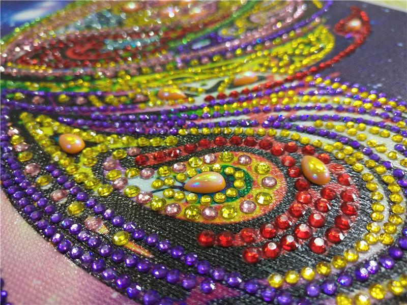 Abstract Vlinder - speciaal diamond painting