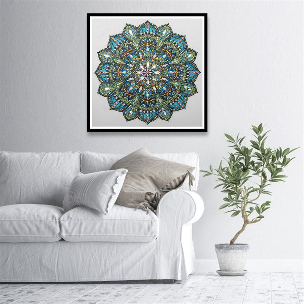 Groente Mandala - speciaal diamond painting