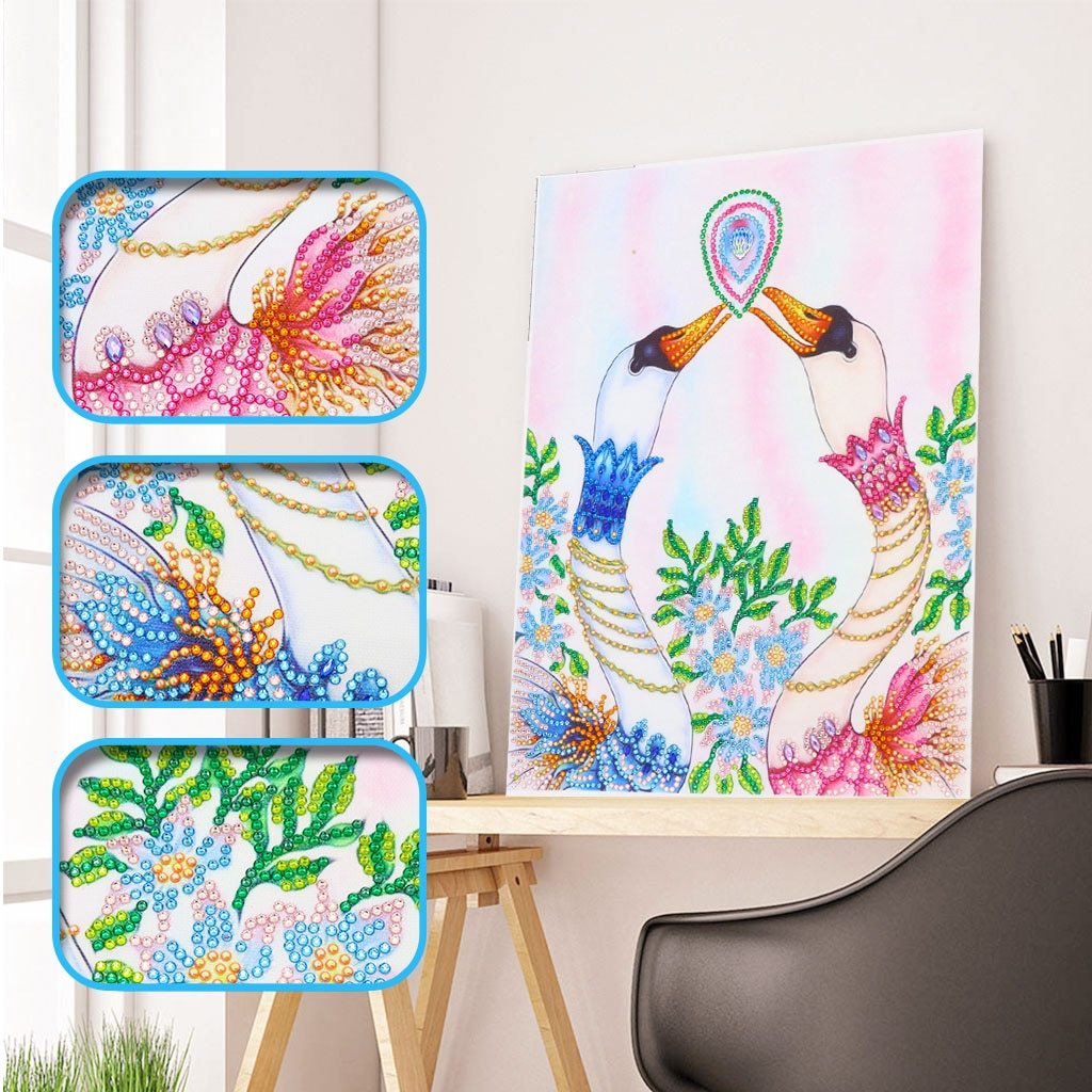 Diamond Painting 5D Kinderen Dinosaurus met Fotolijst - Figured'Art Diamond Painting 5D Kinderen Dinosaurus met Fotolijst - Figured'Art