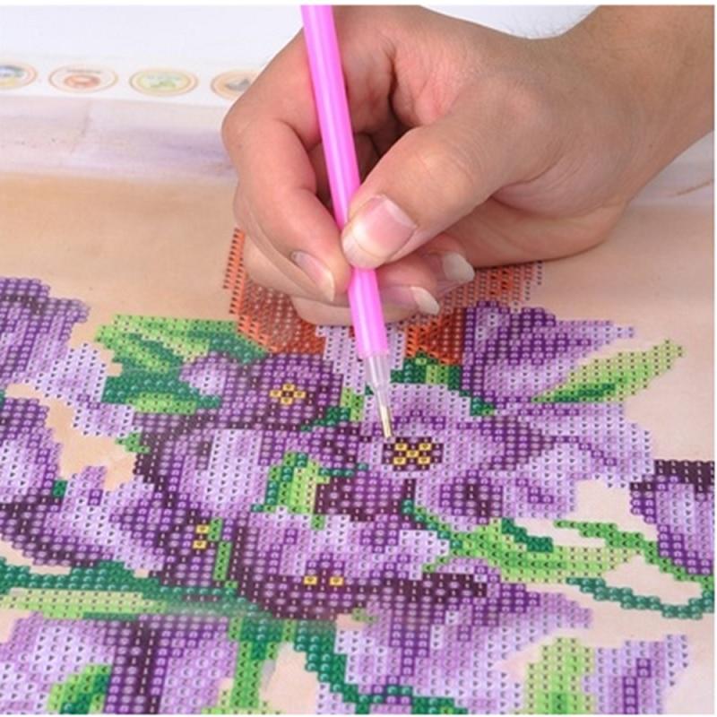 Kleurrijke bloemenboom - speciaal diamond painting