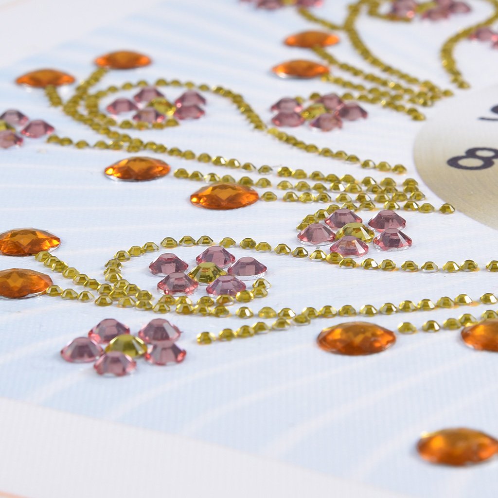 Kunstistieke wandklok - speciaal gevormde diamant