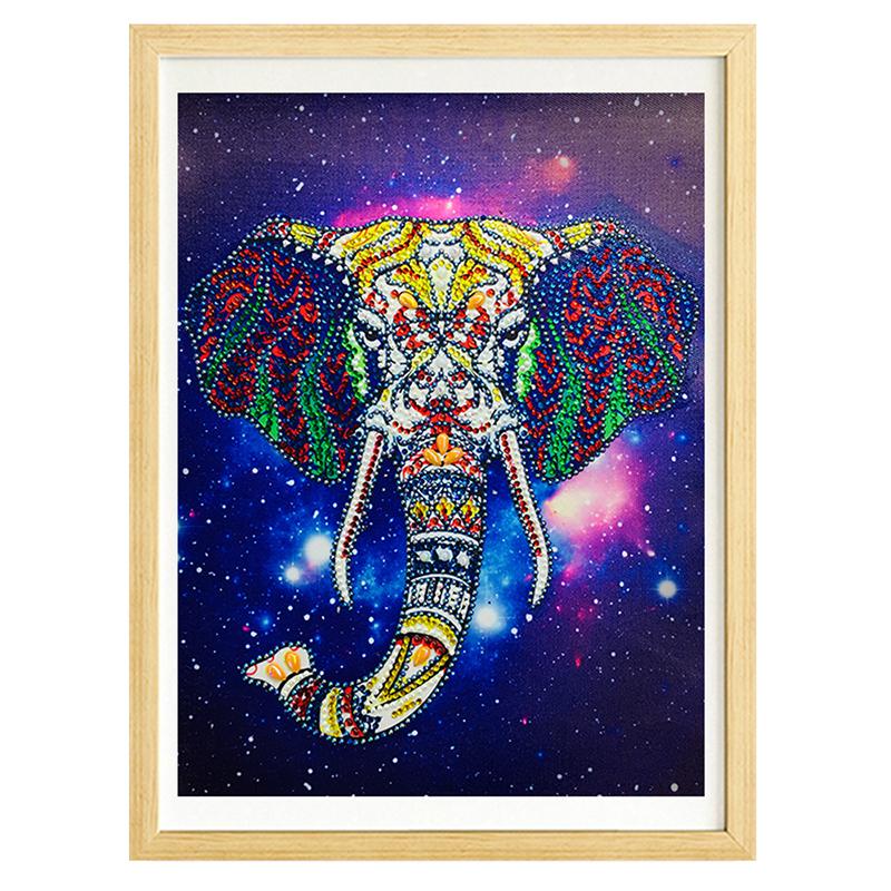 Abstracte olifant - speciaal diamond painting