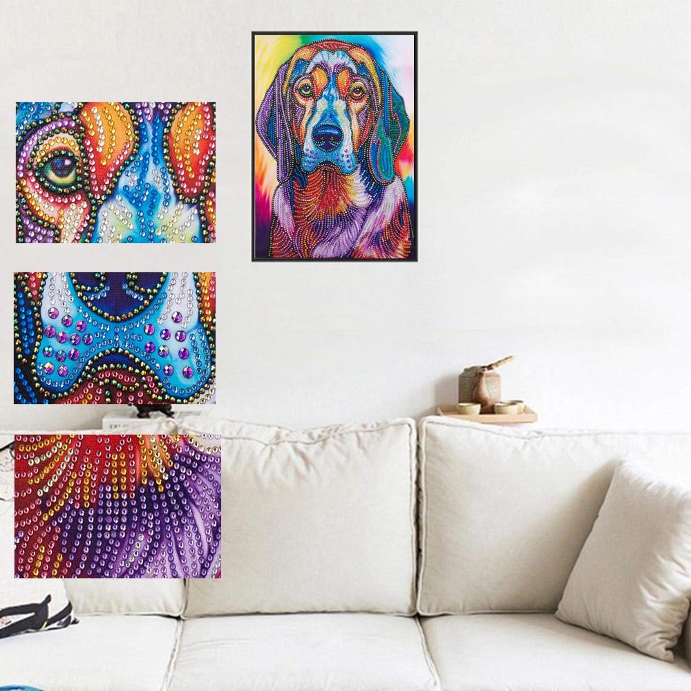 Trouwe hond - speciaal diamond painting