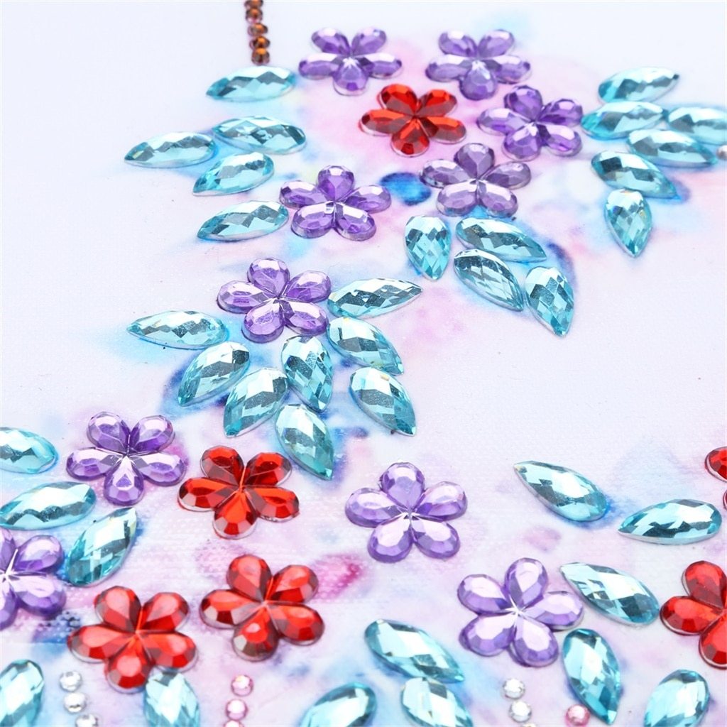 mooi meisje - speciaal diamond painting