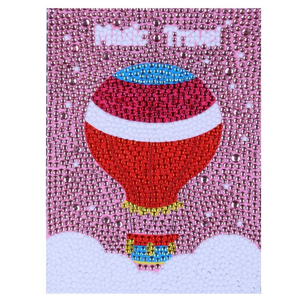 Kleurrijke heteluchtballon - speciaal diamond painting