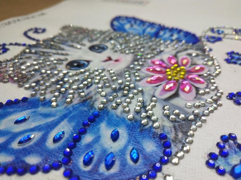 Mooie boog katten speciaal diamond painting