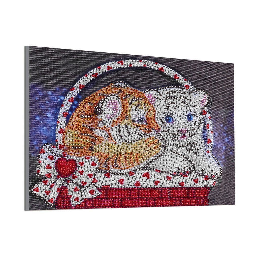 Kleine tijgerwelpen - speciaal diamond painting