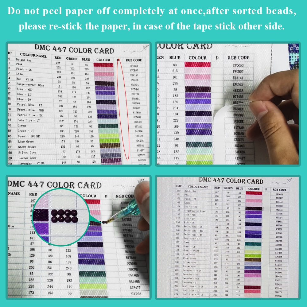 diamond painting kleurcodes boekje