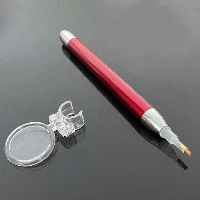 diamond painting LED-pen met vergrootglas