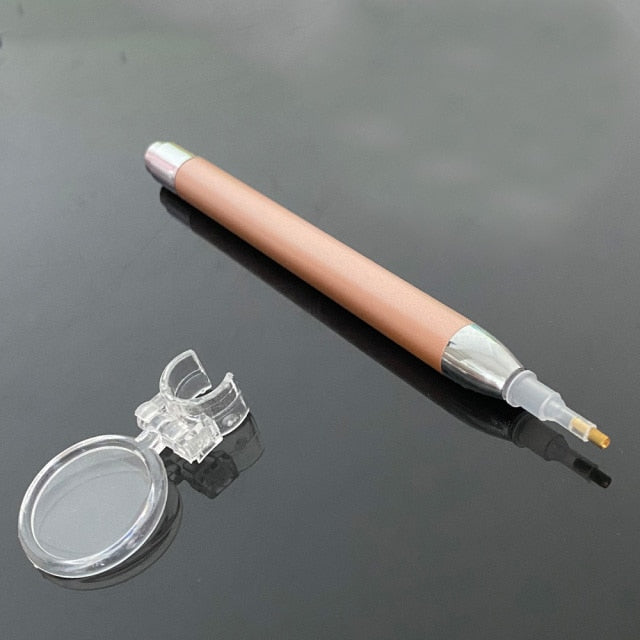 diamond painting LED-pen met vergrootglas