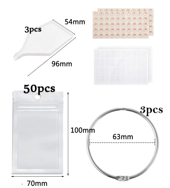 Diamanten opbergringzakken