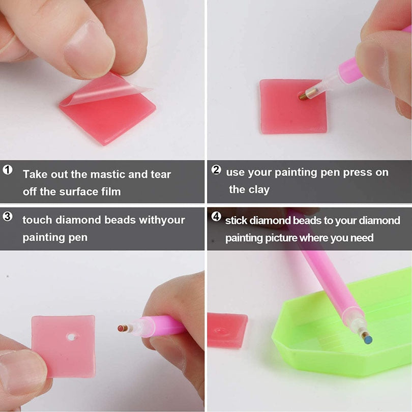 5-10 stuks diamond painting wax