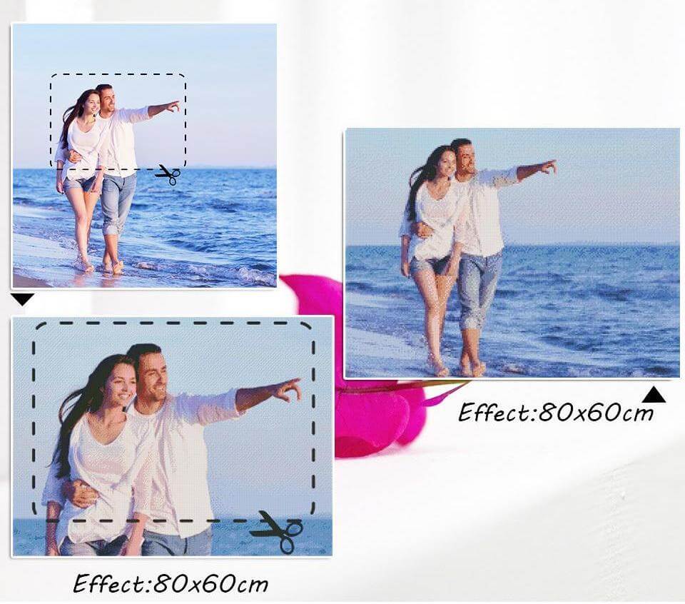 MOZAICEK - op maat diamond painting - Gepersonaliseerde fotoKunst