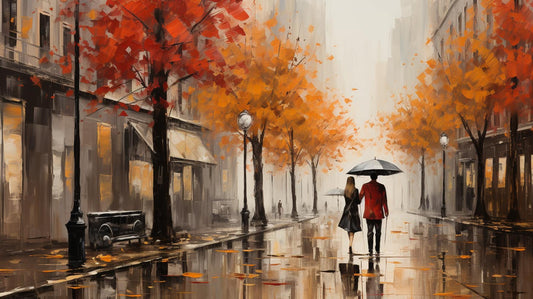 Couple Walking Diamond Painting