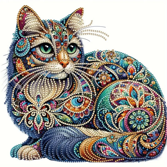 Koninklijke kat Speciale Diamond Painting