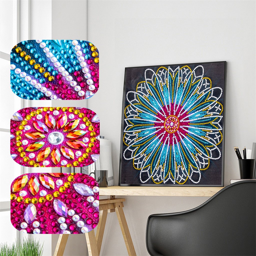 Verbijsterend Mandala Kunst gedeeltelijke package - speciaal Diamonds