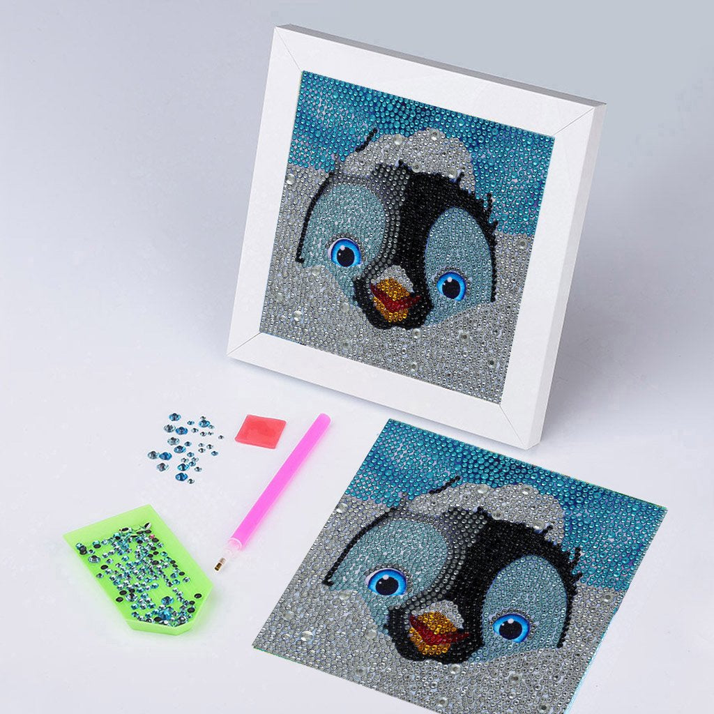 Blauwogige pinguïn speciaal Painting set