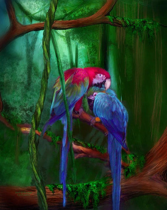 African Parrots Paint by Diamonds
