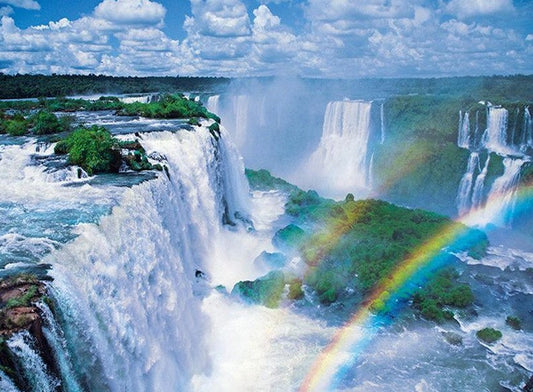 Amazing Rainbow & Waterfall Diamond Painting