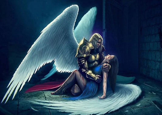 Angel Guy & Dying Angel Girl Diamond Painting