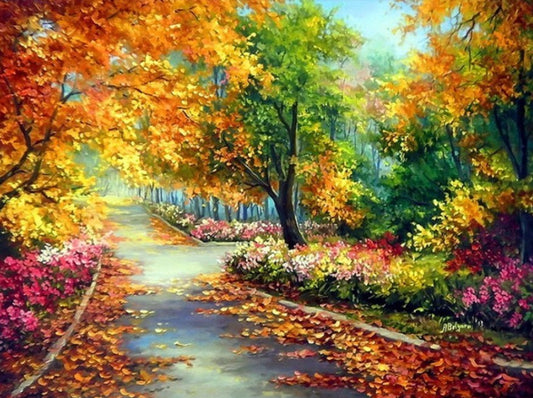 Autumn Pathway Diamond Painting Kit