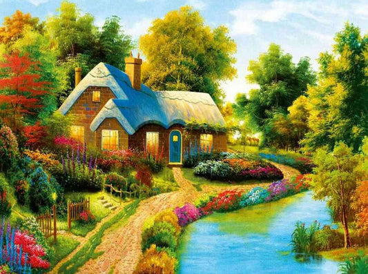 Beautiful House Paint by Diamonds