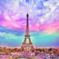 Colorful Sky & Eiffel Tower Diamond Painting