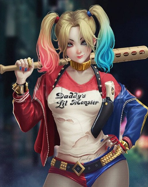 Daddy's Lil Monster Anime Paint by Diamonds
