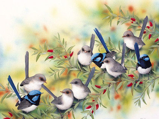 Eurasian magpies Diamond Painting Kit