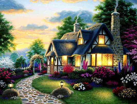 Forest House Diamond Painting Kit