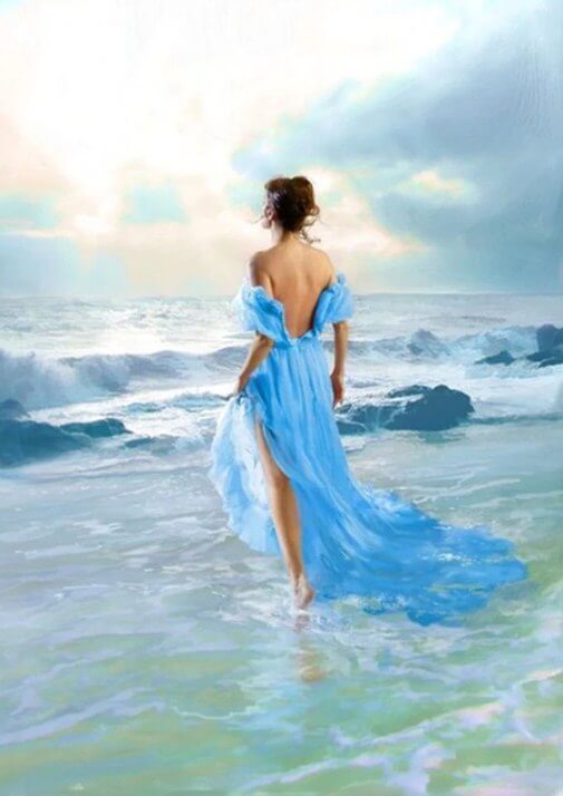 Girl in water Painting Kit