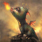 Little Dragon Paint by Diamonds