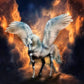Pegasus Fire Paint by Diamonds