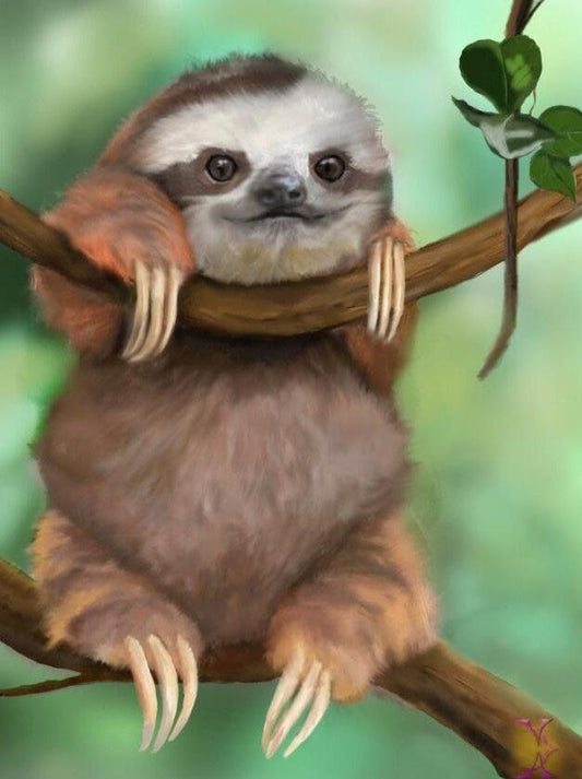 Sloth Diamond Painting Kit