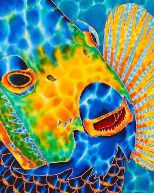 Sunshine Angelfish Paint by Diamonds