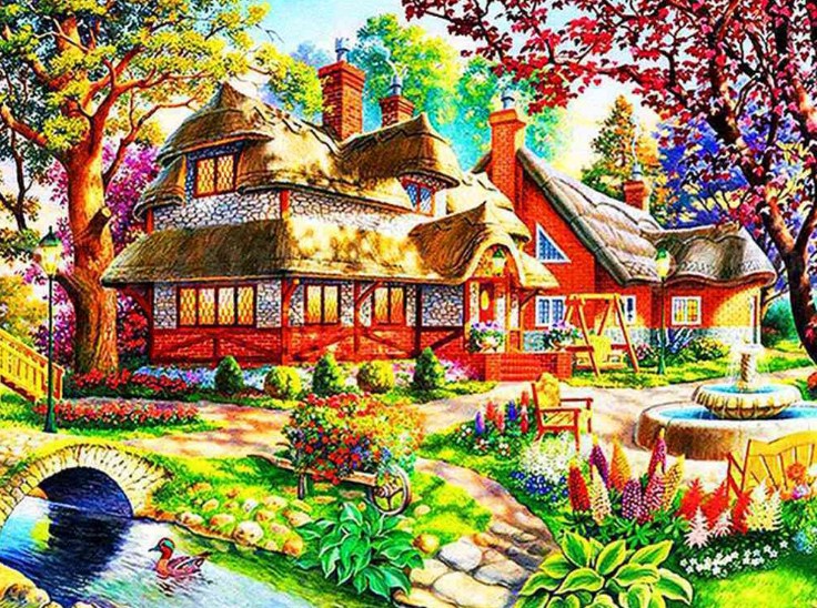 The Dream Home Paint by Diamonds