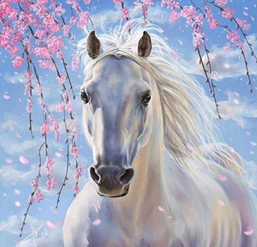 White Horse Painting Kit