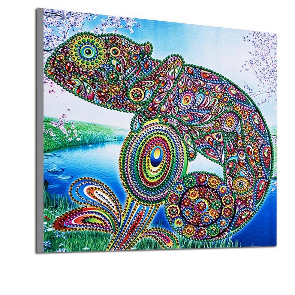 Kleurrijk Amphibian - speciaal diamond painting