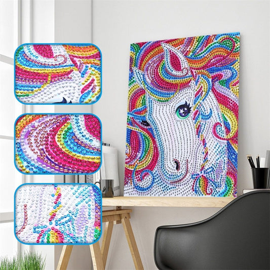 Kleurrijk paard - speciaal diamond painting