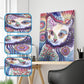 wit Kat - speciaal diamond painting