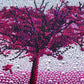 Paarse liefdeshKunstboom - speciaal diamond painting